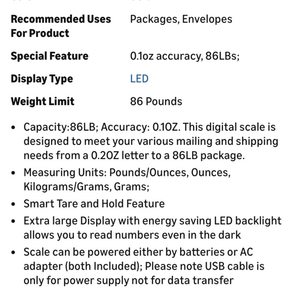 Pink Digital Scale - Picture 4 of 10